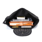 Pochette elegante con struttura intrecciata di alta qualità