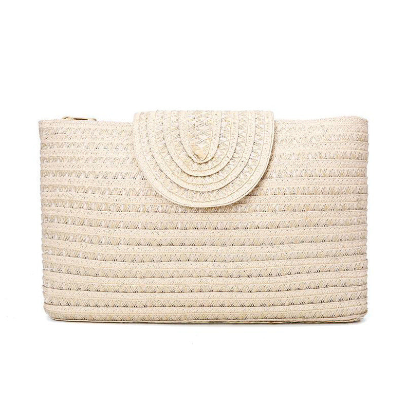 Pochette elegante con struttura intrecciata di alta qualità