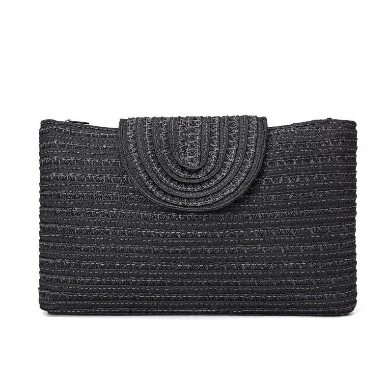 Pochette elegante con struttura intrecciata di alta qualità
