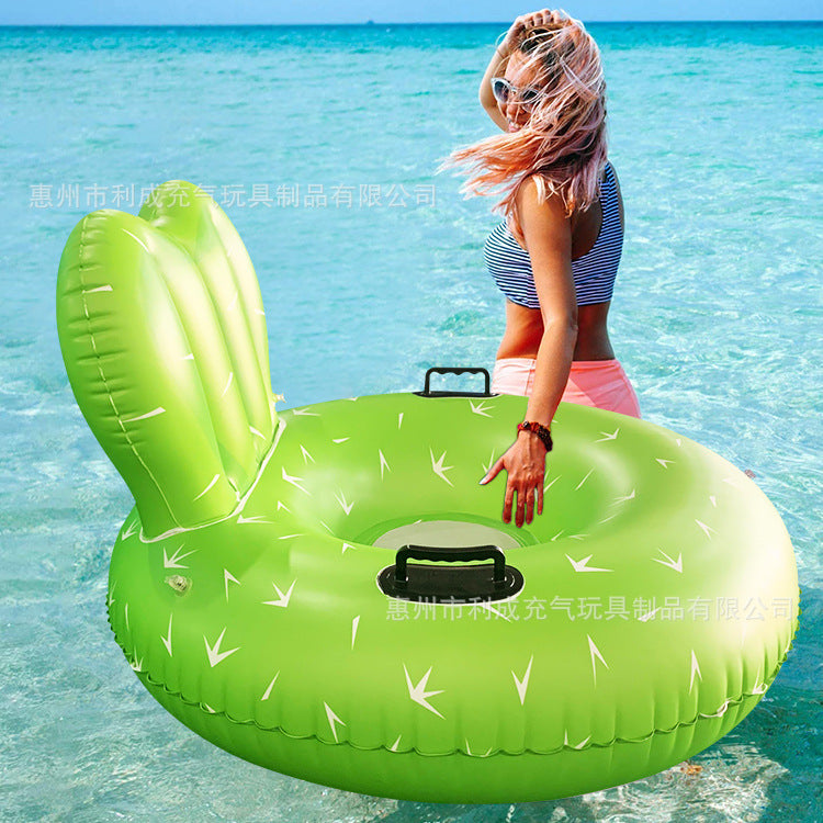 Poltrona gonfiabile relax unisex con schienale comodo