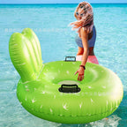 Poltrona gonfiabile relax unisex con schienale comodo