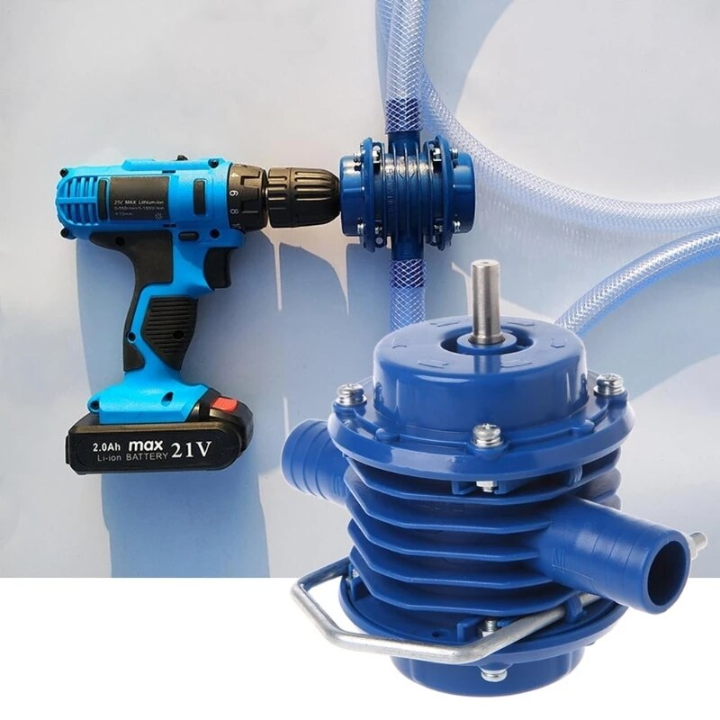 Pompa ad acqua autoadescante mini per trapano elettrico