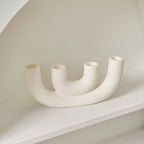 Portacandele di design in ceramica – elegante candelabro decorativo