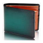 Portafoglio bi-fold in pelle premium