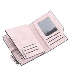 Portafoglio compatto con chiusura magnetica