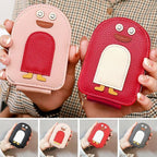 Portafoglio porta carte pinguini in pelle PU