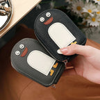 Portafoglio porta carte pinguini in pelle PU