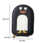 Portafoglio porta carte pinguini in pelle PU