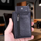 Portafoglio uomo con porta carte automatico