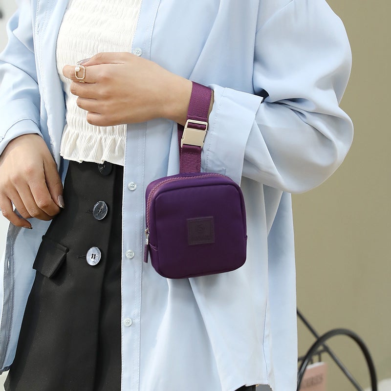 Portamonete compatto in nylon