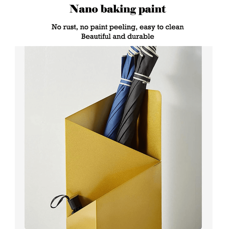 Portaombrelli DripFrame con vaschetta raccogli-gocce – design minimalista scandinavo in metallo