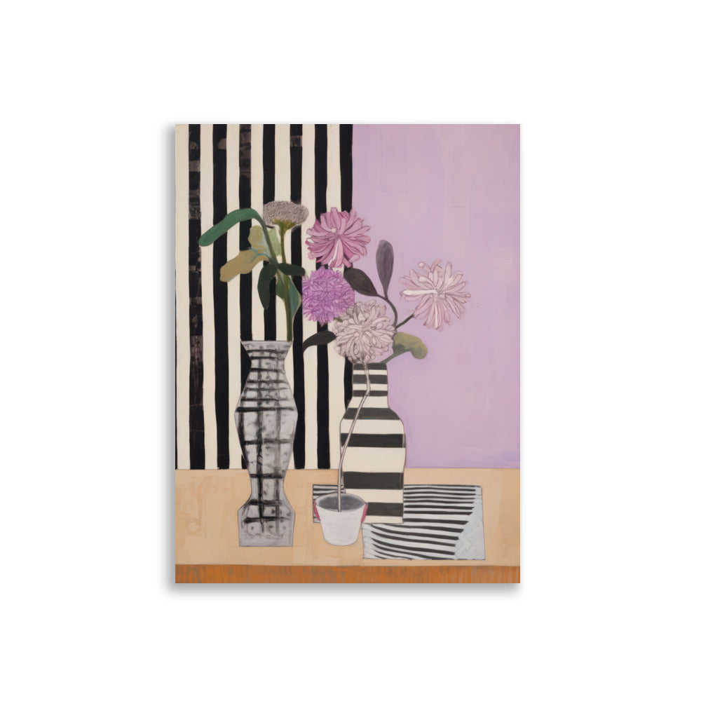 Poster decorativo a righe
