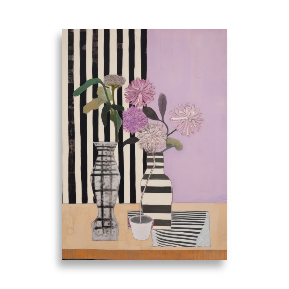 Poster decorativo a righe