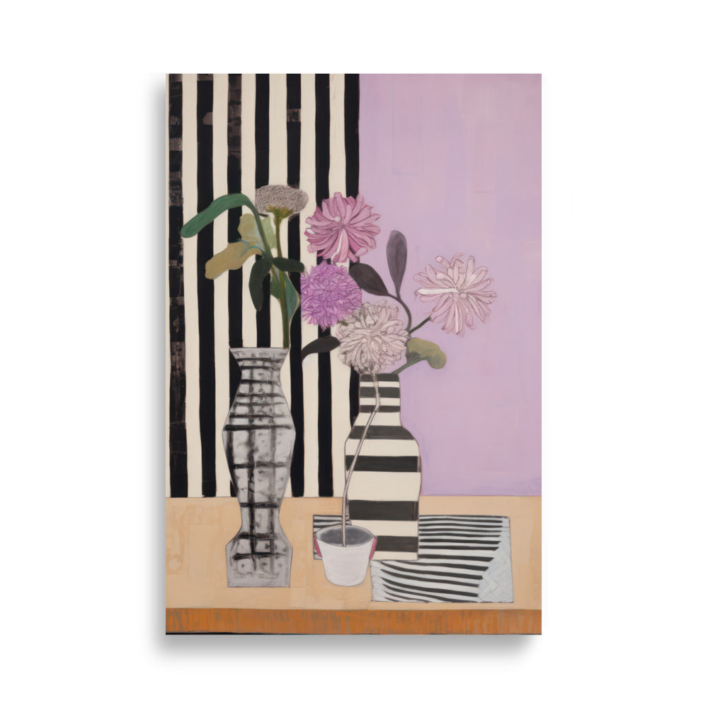 Poster decorativo a righe