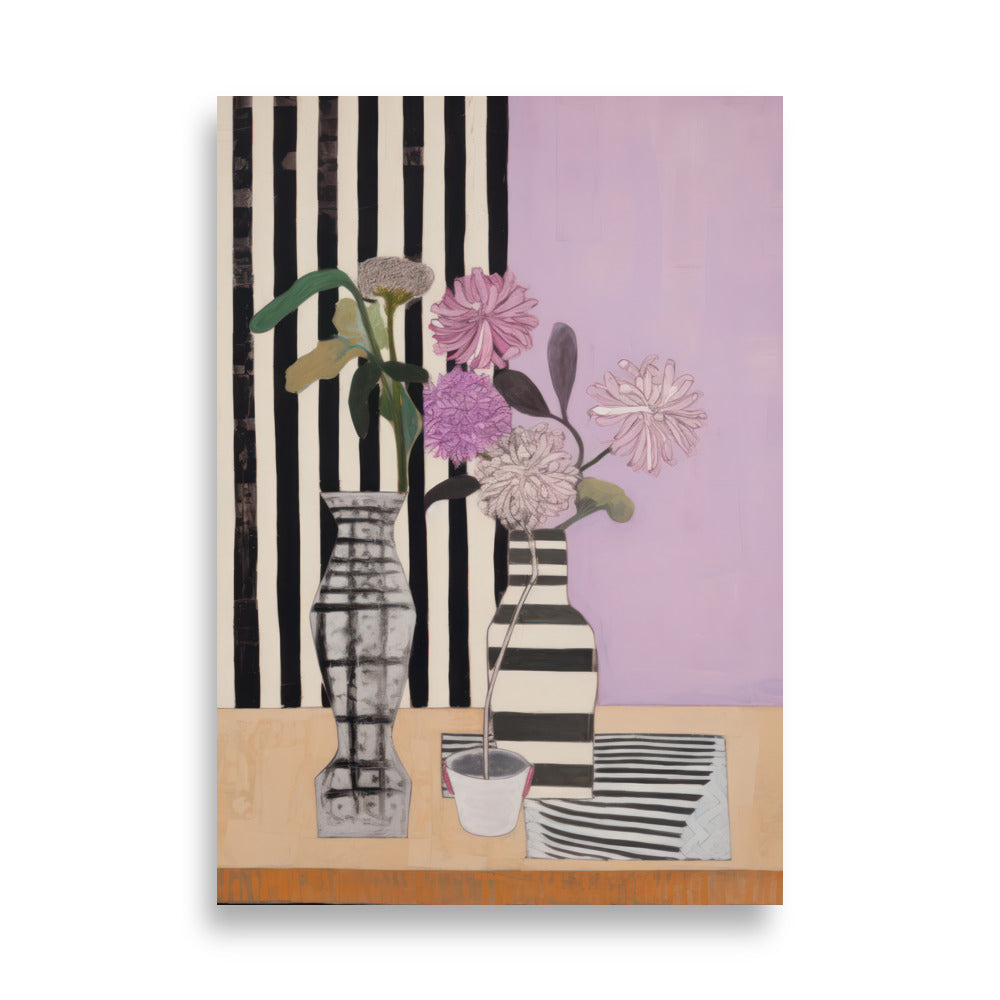 Poster decorativo a righe