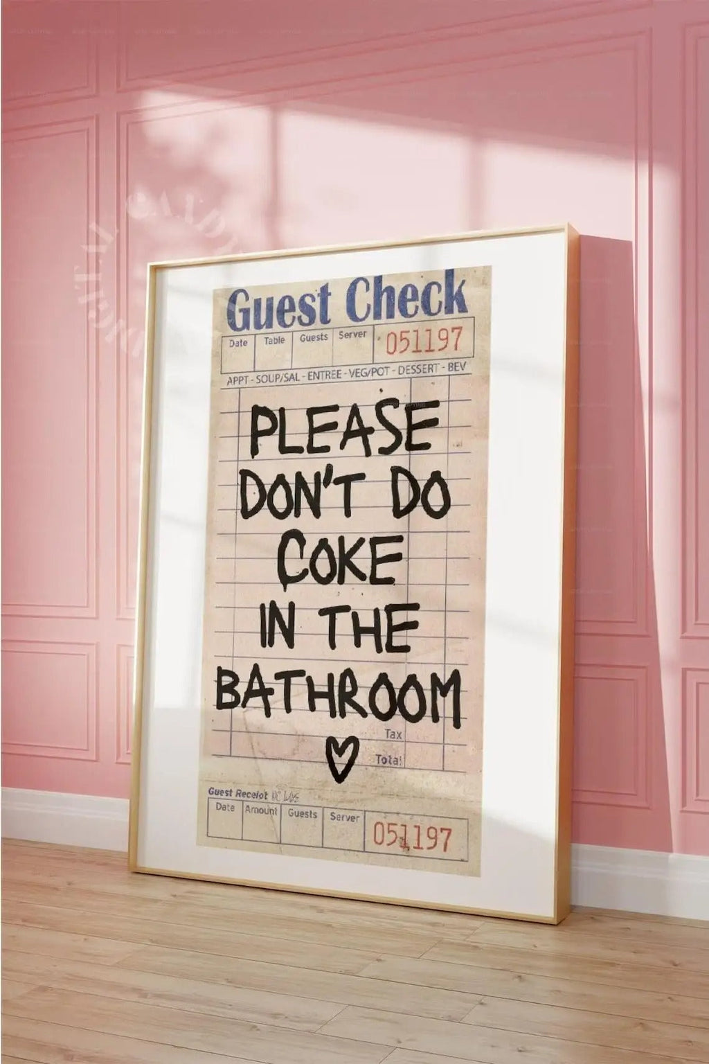 Poster decorativo per bagno con citazioni divertenti