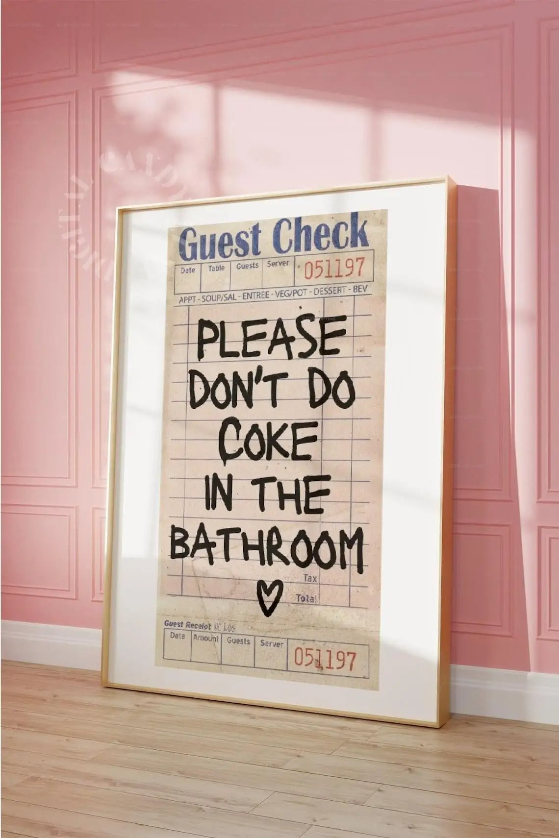 Poster decorativo per bagno con citazioni divertenti