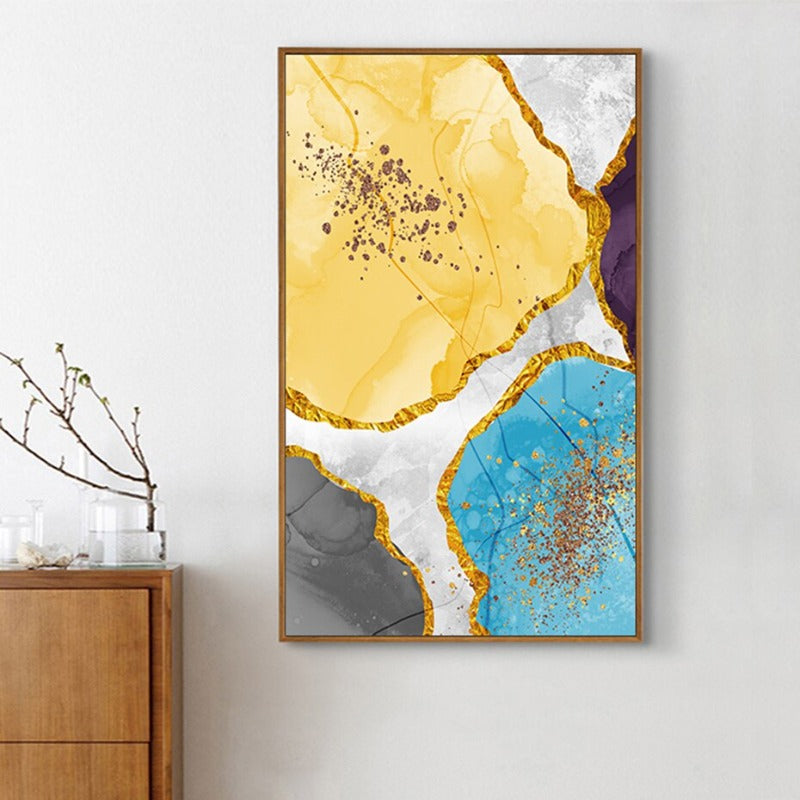 Poster e stampe effetto marmo su tela – Quadro moderno astratto