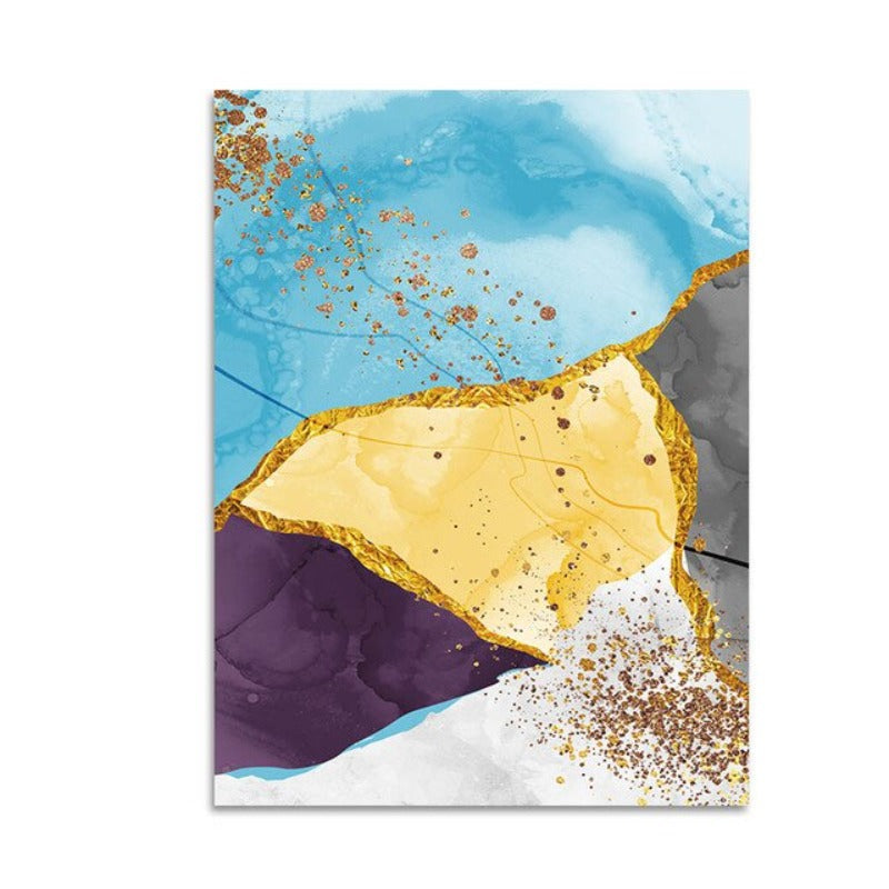 Poster e stampe effetto marmo su tela – Quadro moderno astratto
