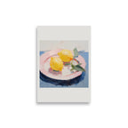 Poster Piatto con limoni