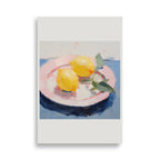 Poster Piatto con limoni