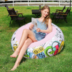 Pouf a sacco comodo con design giocoso