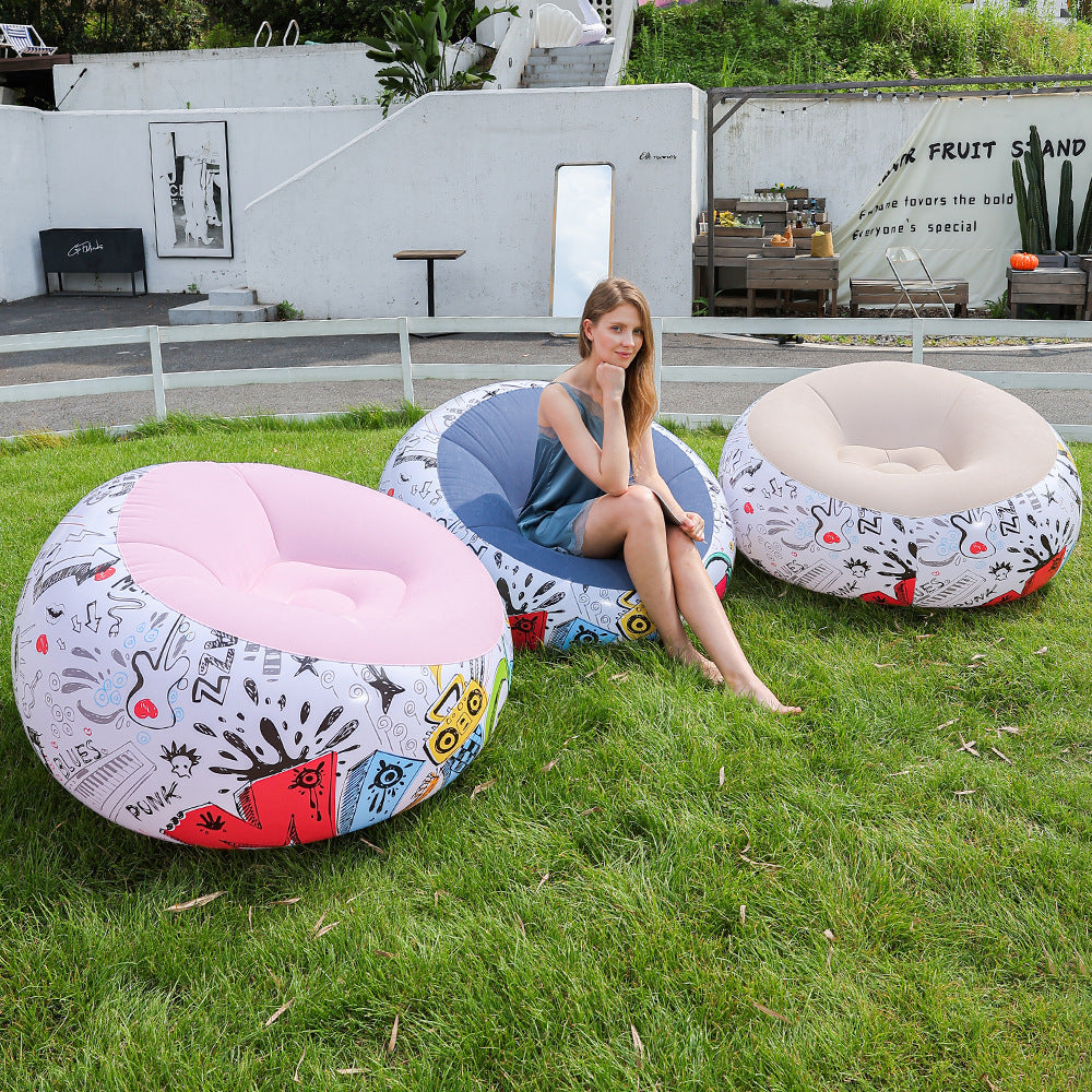 Pouf sacco comodo con design giocoso