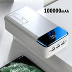 Power bank 50.000 mAh con ricarica rapida per smartphone, tablet e laptop