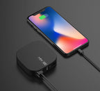 Power bank mini 10.000 mAh con ricarica rapida 2,1 A, display LED e doppia uscita USB