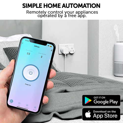 Presa intelligente Wi-Fi con controllo da app e assistente vocale