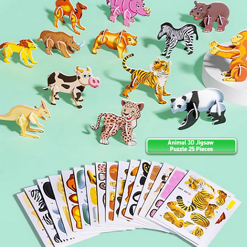 Puzzle 3D in schiuma per bambini
