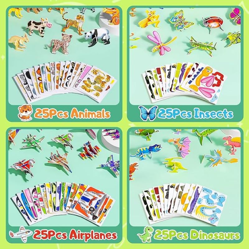Puzzle 3D in schiuma per bambini