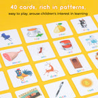 Puzzle di parole incrociate in legno per bambini