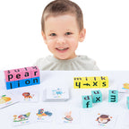 Puzzle di parole incrociate in legno per bambini