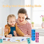 Puzzle di parole incrociate in legno per bambini
