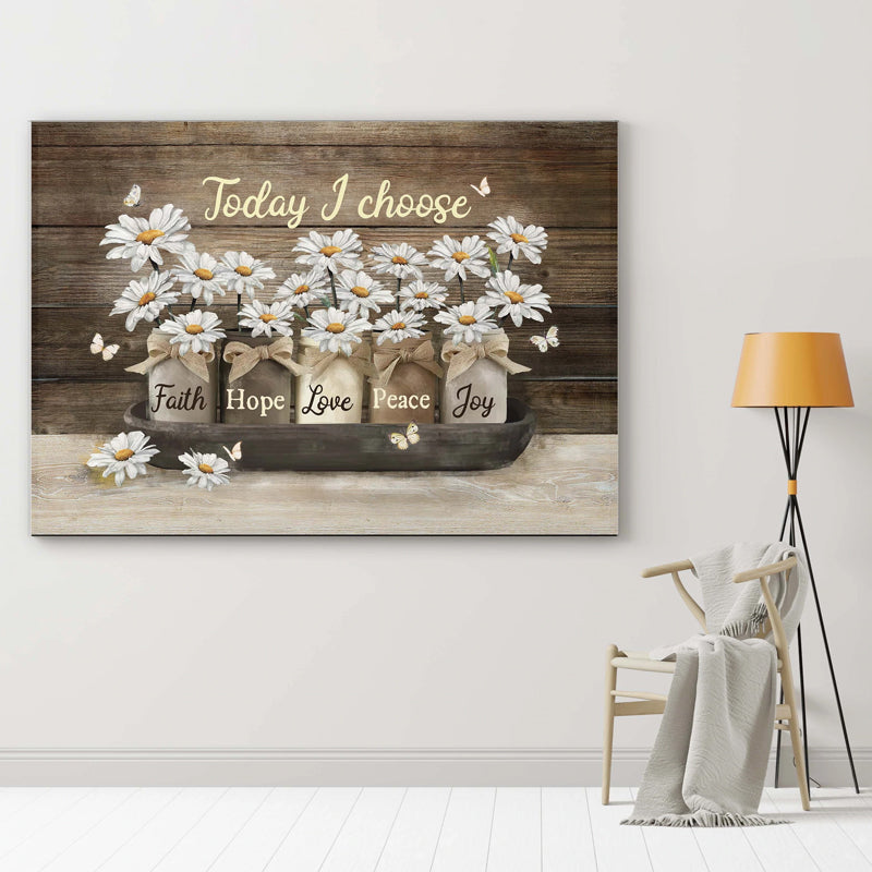 Quadro decorativo floreale su tela