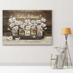 Quadro decorativo floreale su tela