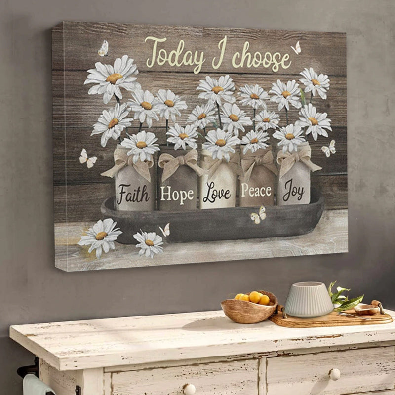 Quadro decorativo floreale su tela