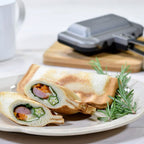 Quickgrill – Piastra per toast antiaderente compatta per pasti croccanti in 3 minuti