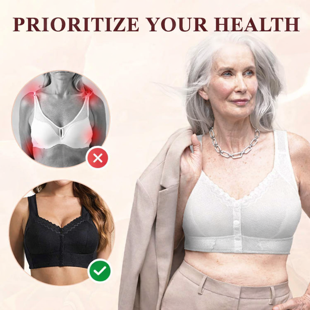 Reggiseno con chiusura frontale in cotone morbido EasyLift