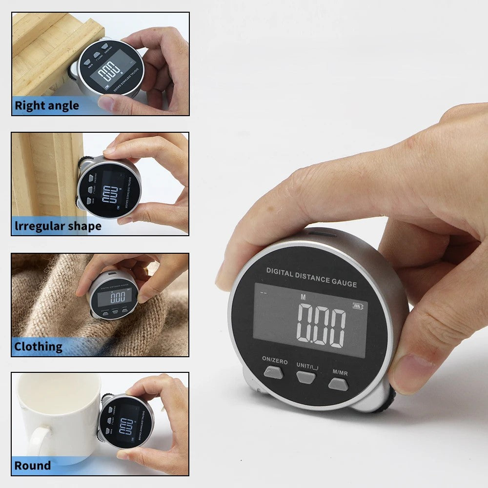 Righello digitale ricaricabile ad alta precisione con display LCD