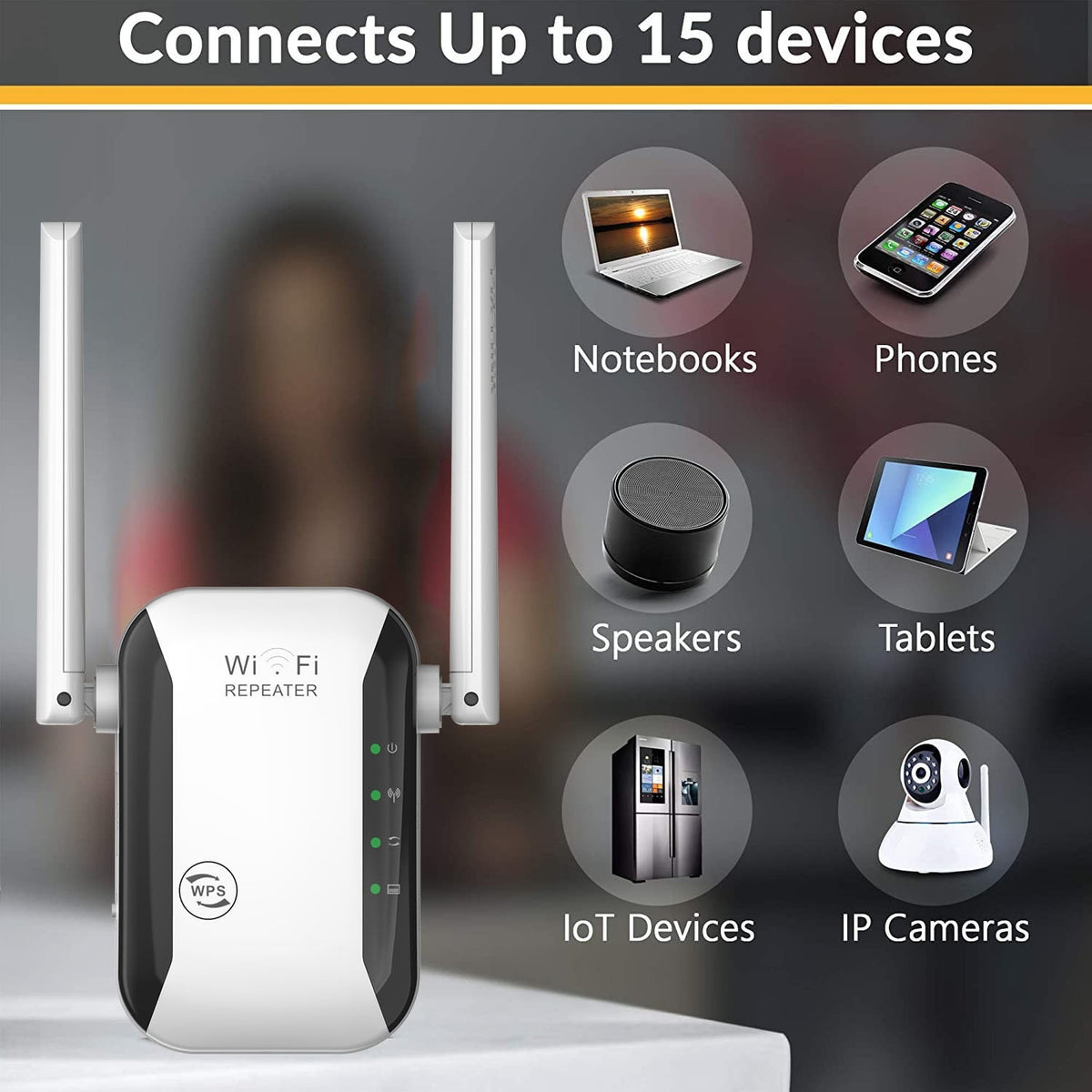 Ripetitore wifi wireless per estendere la copertura di rete
