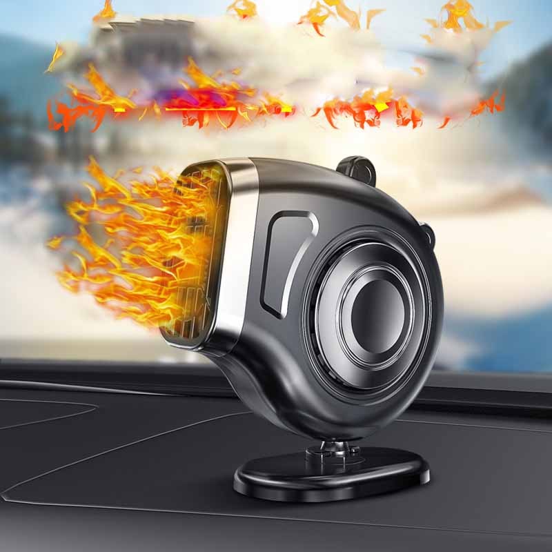 Riscaldatore portatile per auto con spina da 12 volt, ventola sbrinatore e supporto rotante