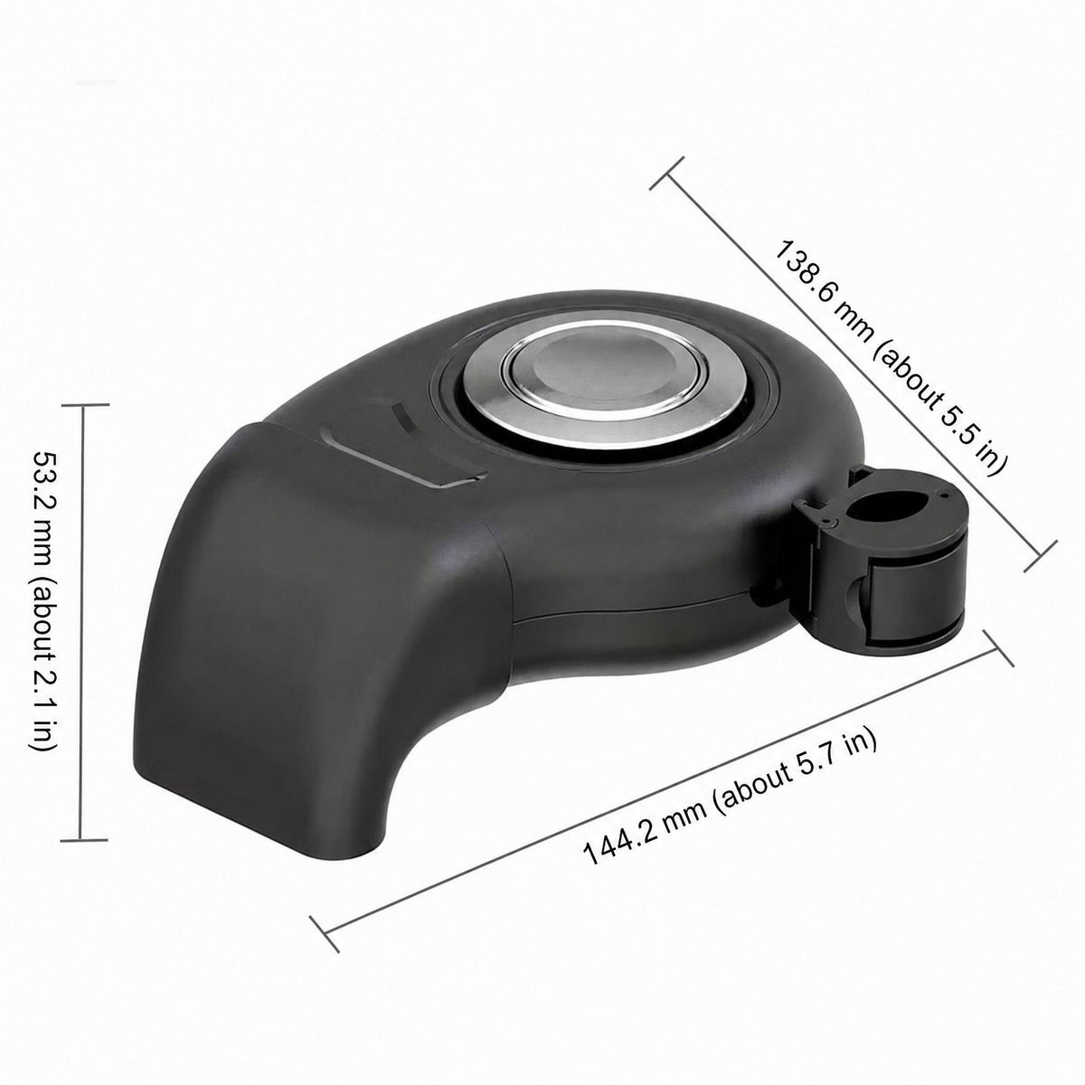 Riscaldatore portatile per auto con spina da 12 volt, ventola sbrinatore e supporto rotante