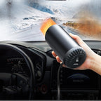 Riscaldatore portatile per auto e ventola sbrinante 12 V con spina regolabile