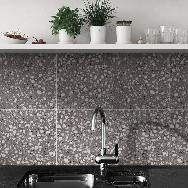 Rivestimento murale adesivo effetto mosaico quadrato impermeabile