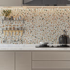 Rivestimento murale adesivo effetto mosaico quadrato impermeabile
