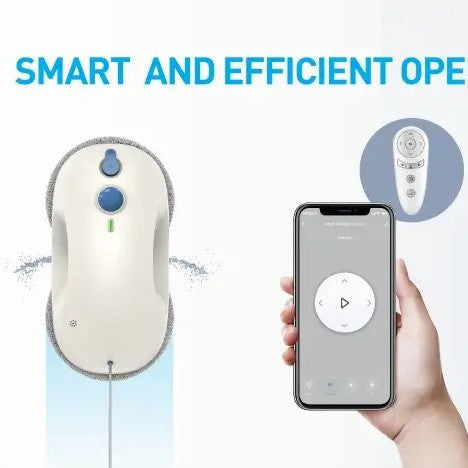 Robot lavavetri a doppia testina con alimentazione via cavo e panni in microfibra