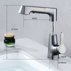 Rubinetto bagno monocomando in rame massiccio – linea moderna