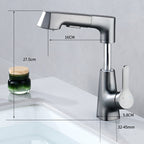 Rubinetto bagno monocomando in rame massiccio – linea moderna
